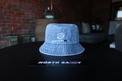 NORTH BARRRY クマロゴ／Jeans Bucket Hats　
