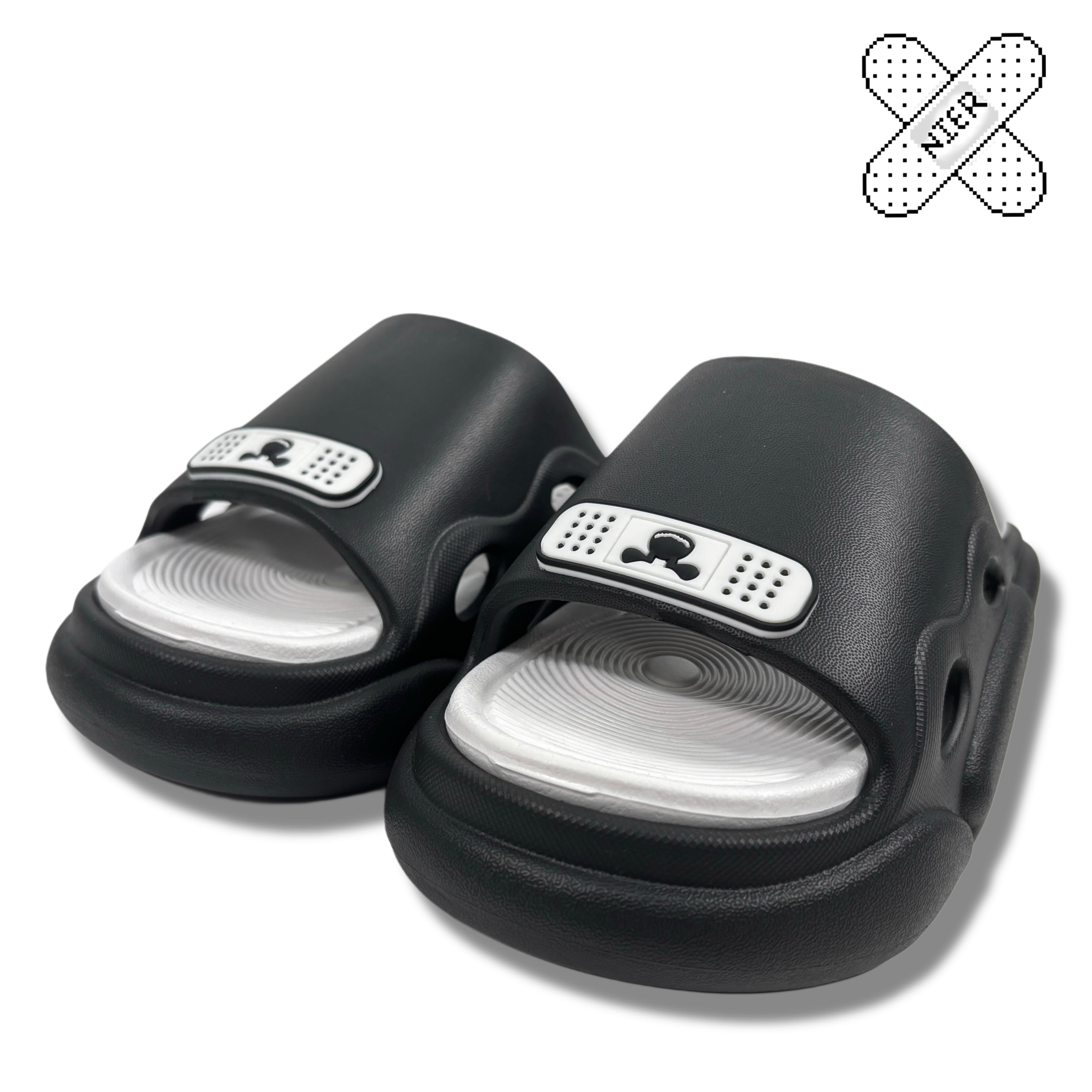 BANDAGE LOGO RUBBER SANDAL【身長4〜5cmUP】 | NIER CLOTHING