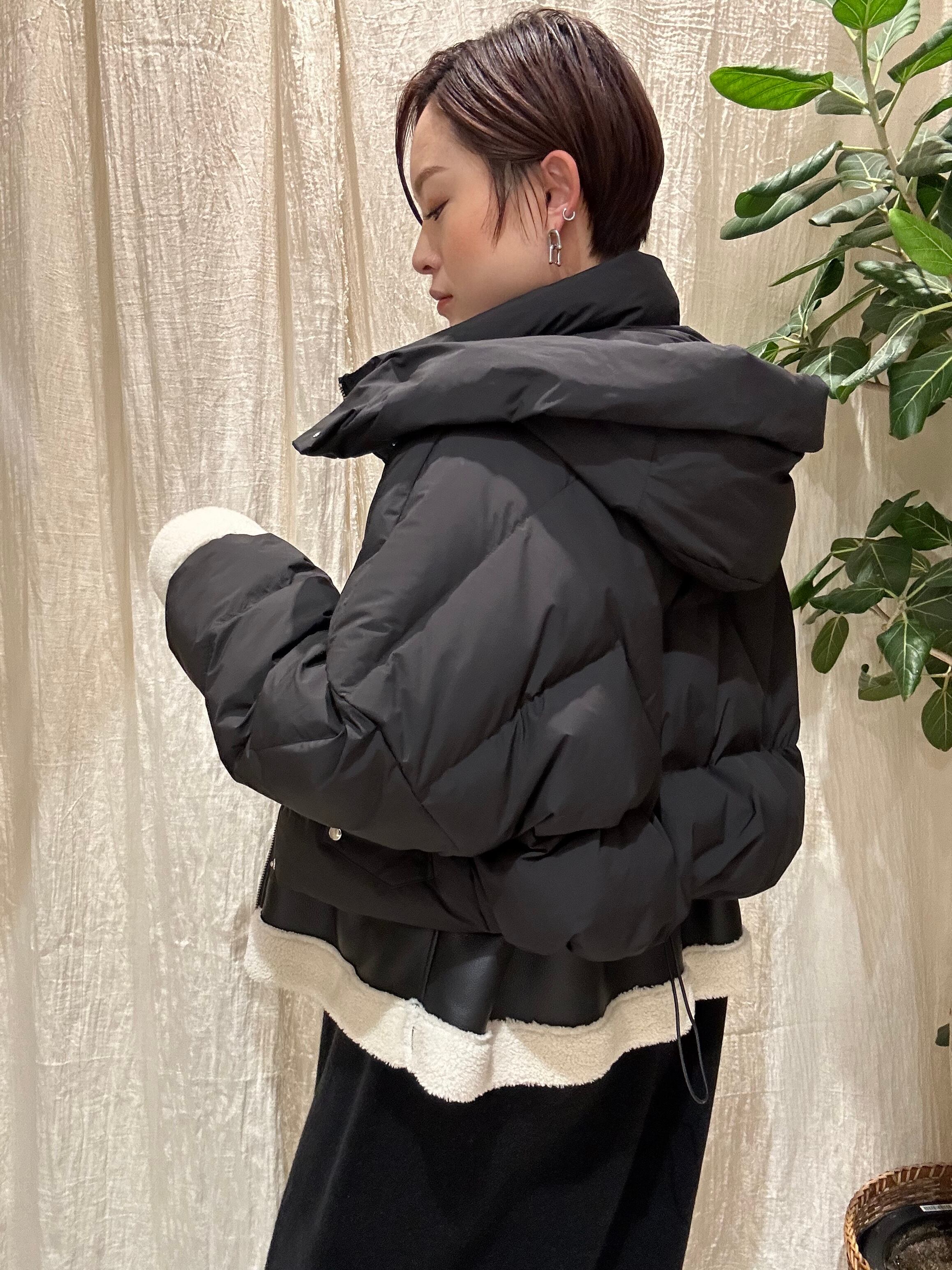 極美品 DUVETICA LOSILLE ECOWASH 切替 ダウンジャケット ムートン切替ダウンジャケット LUGIVA(ルギバ) | EARL