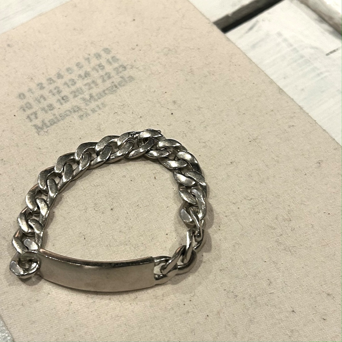 Maison Margiela【メゾン マルジェラ】ID ブレスレット(SILVER  
