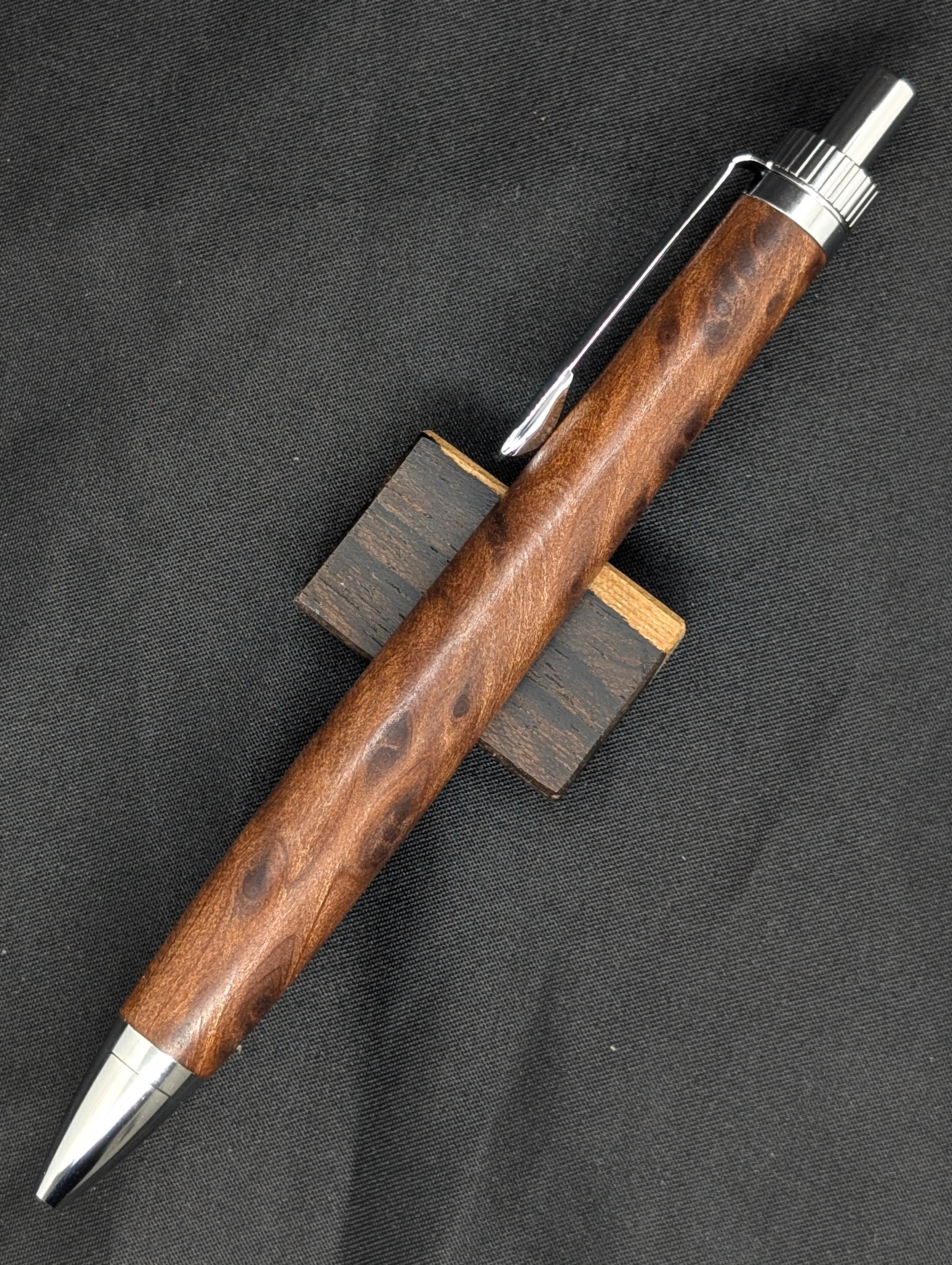 工房雨魚 もこもこBP マーブルウッド瘤 KATO202 木軸ペン ボールペン 工房雨魚 Wood Craft Amago