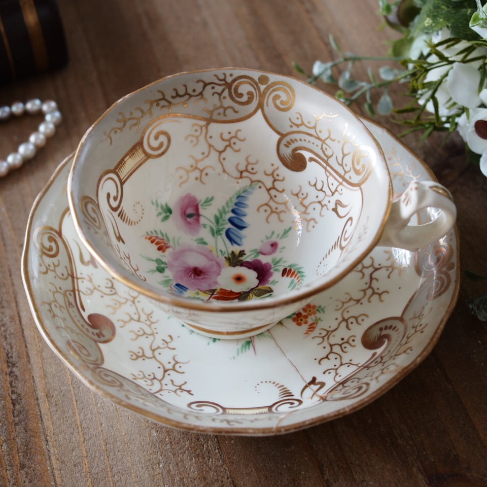 コールポート 訳あり｜アンティーク食器｜Coalport コールポート｜Bat Wing バット