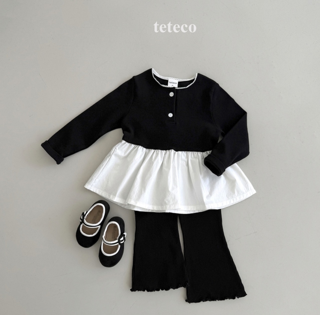 【取寄】tetecos　リブフレアパンツ｜秋服｜韓国子供服｜ 26/AT