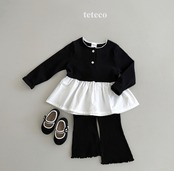 【取寄】tetecos　リブフレアパンツ｜秋服｜韓国子供服｜ 26/AT