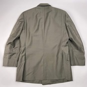 90s Burberrys バーバリー 金ボタン 背抜き ダブル テーラードジャケット 98-88-175/カーキグレー系 メンズ ビンテージ