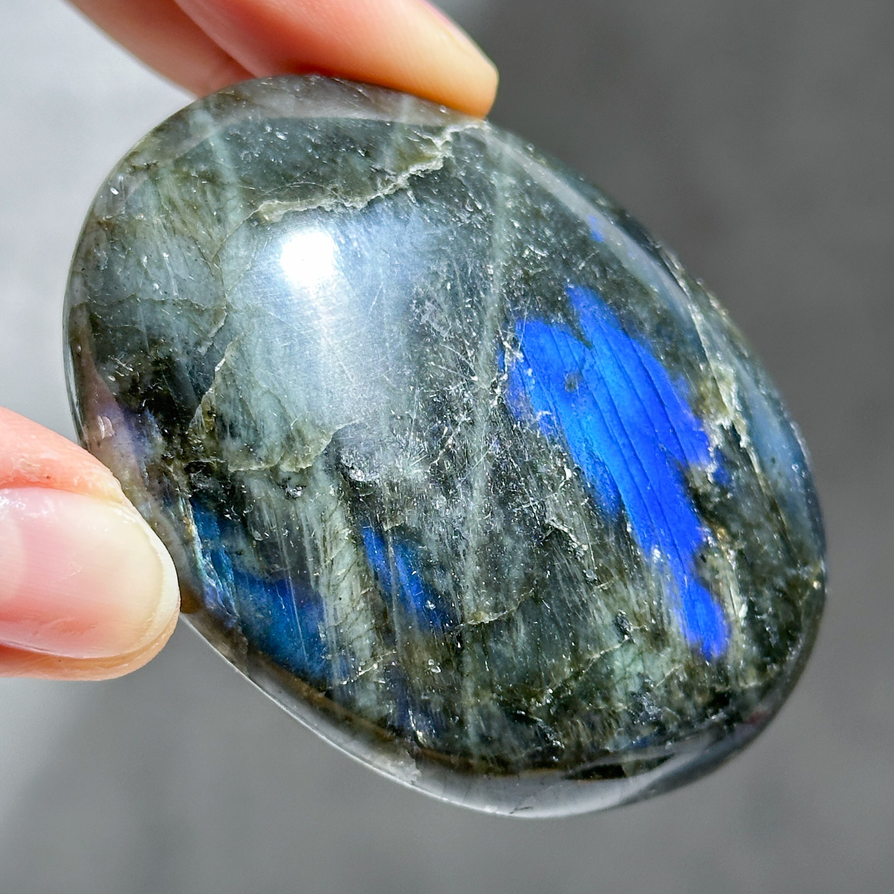 ラブラドライト パームストーン52◇ Labradorite palm stone ◇天然石