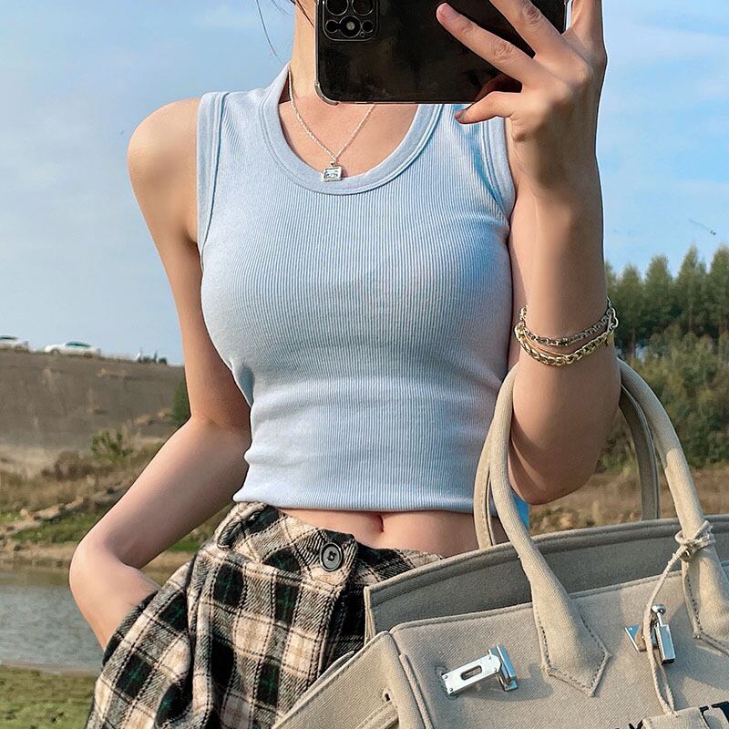 スタンダードノースリーブサマーショートコート レトロ 夏物 ヨーロピアン ブラックストロベリース58663031945