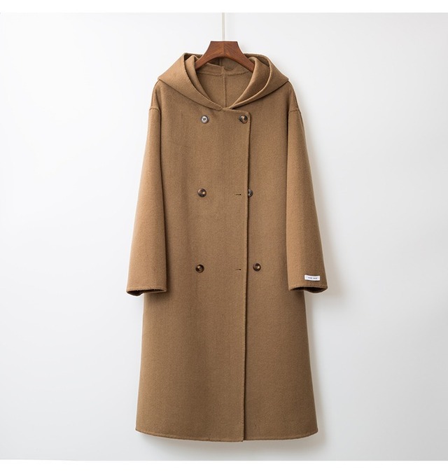 melton hood coat 4colors【20220925022】