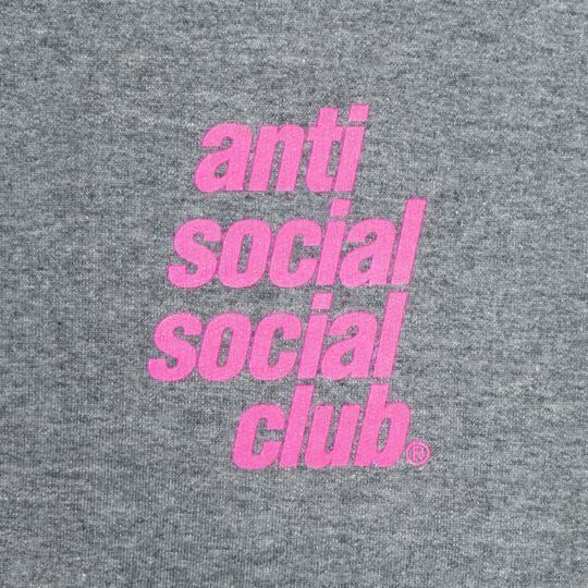 ANTI SOCIAL SOCIAL CLUB SPLIT GREY ZIP HOODIE GREY | AYIN