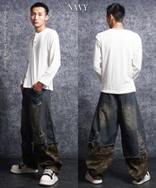 ◆リメイク ダメージデニム◆wi-208048