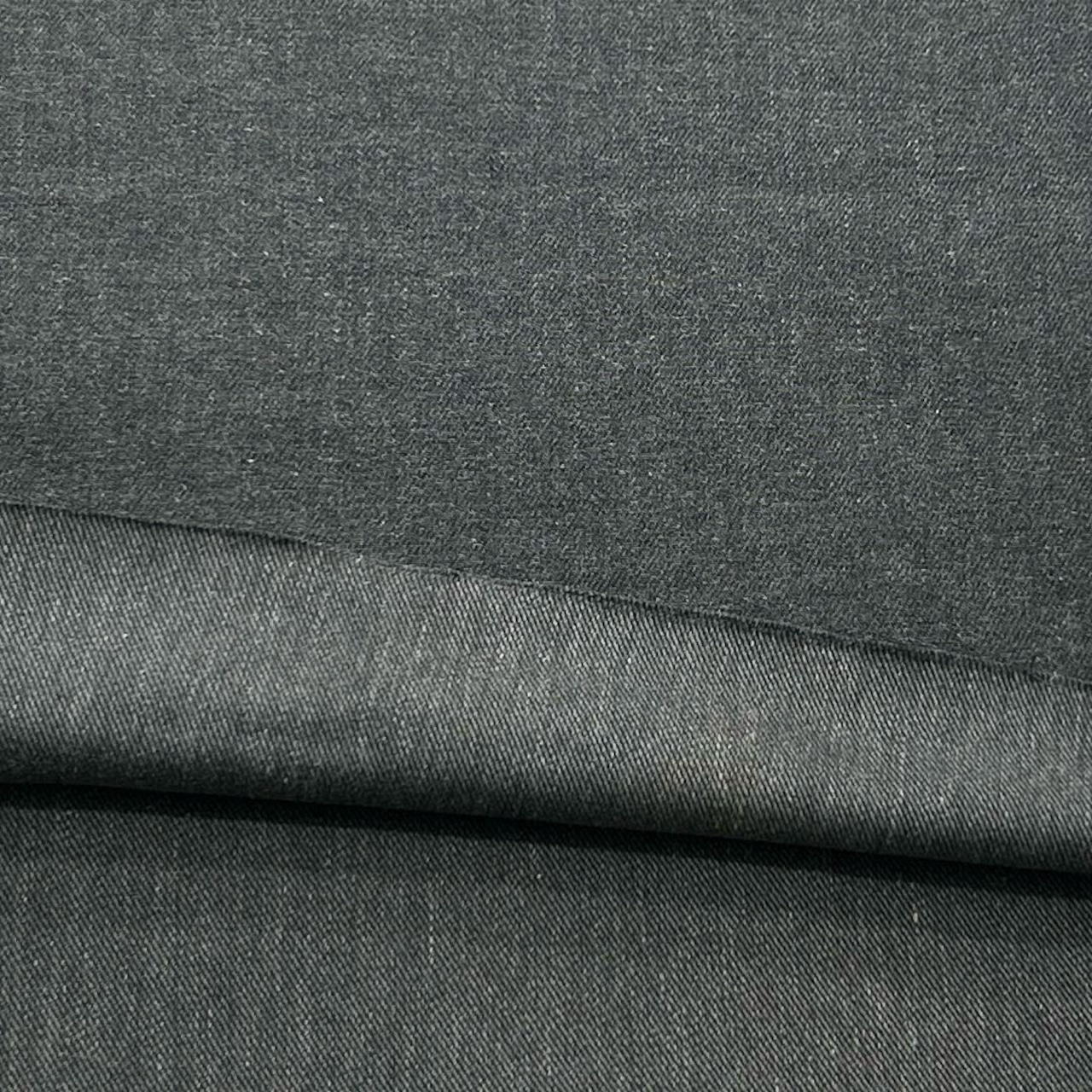 ★AM015◆3.7m◆1点限定!綿100%グレーデニム生地◆約9オンス
