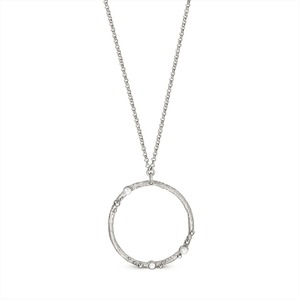 GUSPIRA NECKLACE CIRCULAR SILVER