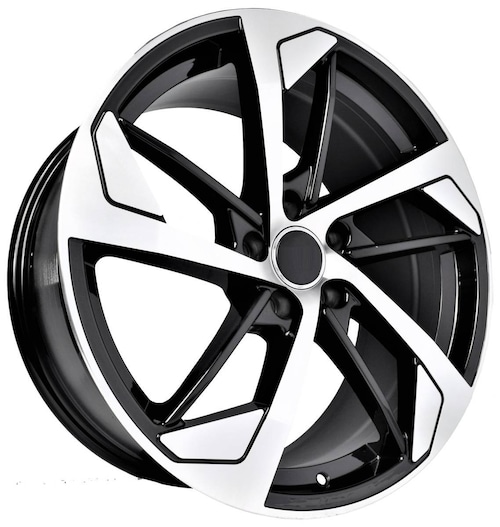 18インチ Black ホイール ( 4本セット ) アウディ A3 A4 A6 A8 S4 S6 S8 RS4 Q3 TT -DFO-1180