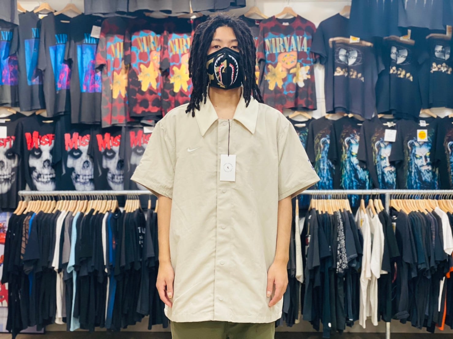 NIKE x FEAR OF GOD NRG W SS SHOOTING SHIRT STRING CU4616-271  