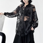 Dolman Sleeve Slim Mesh Shirt (ME450)