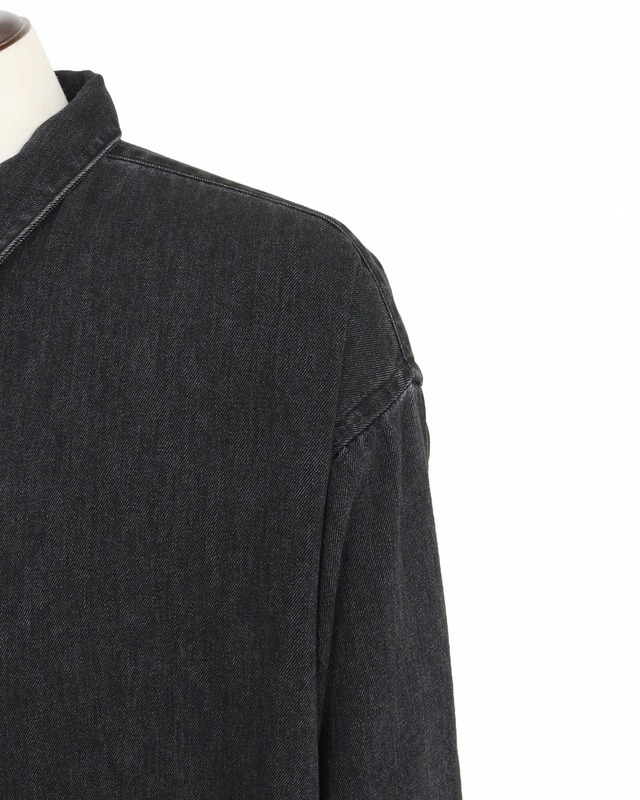 【GLIMCLAP】裾ダメージ デニムシャツ　(19-027-gls-cf)