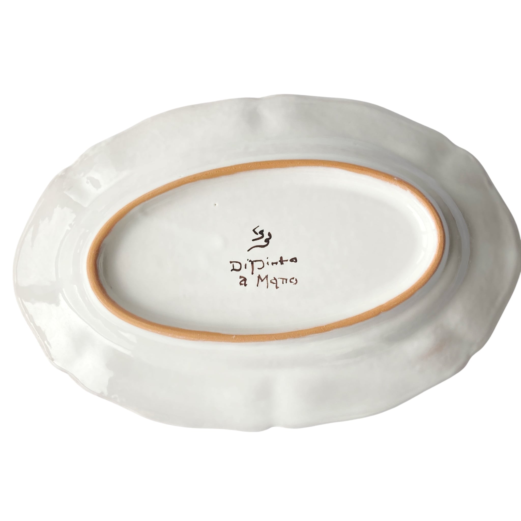 オーバルプレート 25.5cm Centrale OVL073 | CERAMICHE SEPPIA325