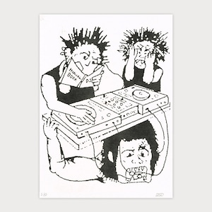 Jumbo Press "DJ Manual" Designed by Reda Adi Pratama A3 (297×420mm) Art Print