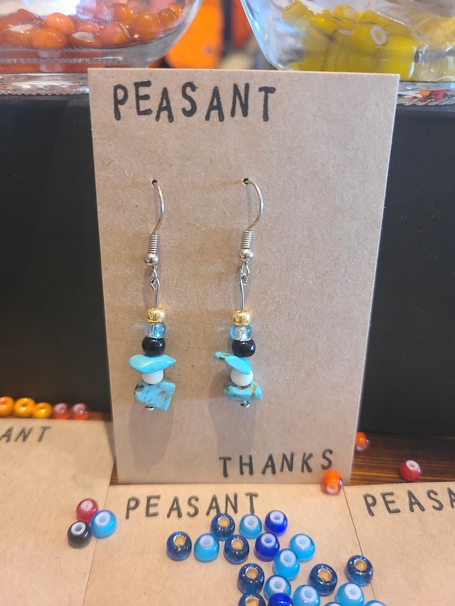 Peasant ショートピアス