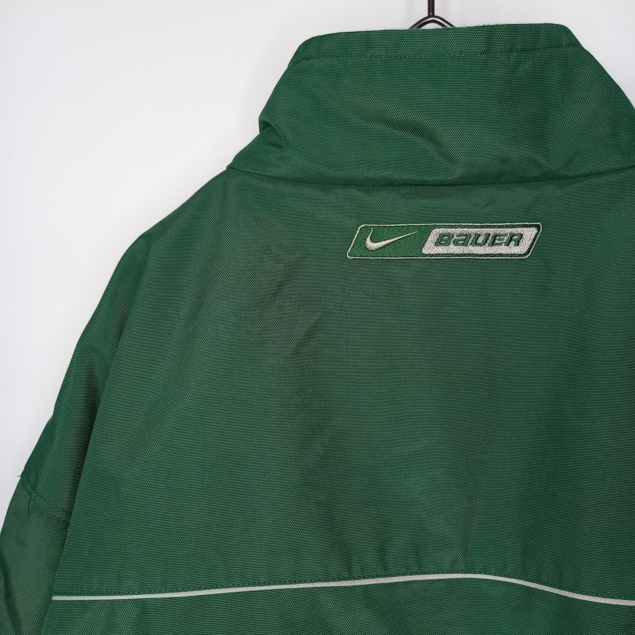 00s NIKE BAUER ナイキ スタンドカラー ナイロンジャケット 刺繍 | PAY ID