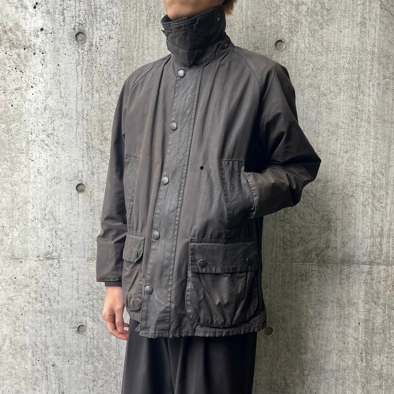 90s Barbour "BEDALE" Oiled Jacket ENGLAND製