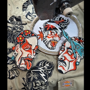 KOJIMAN×SHISHUMANIA「Dennis Rodman」横振り刺繍盆