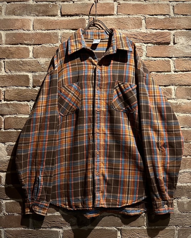 【Caka act3】70’s “BIG MAC” Vintage Heavy Flannel Shirt