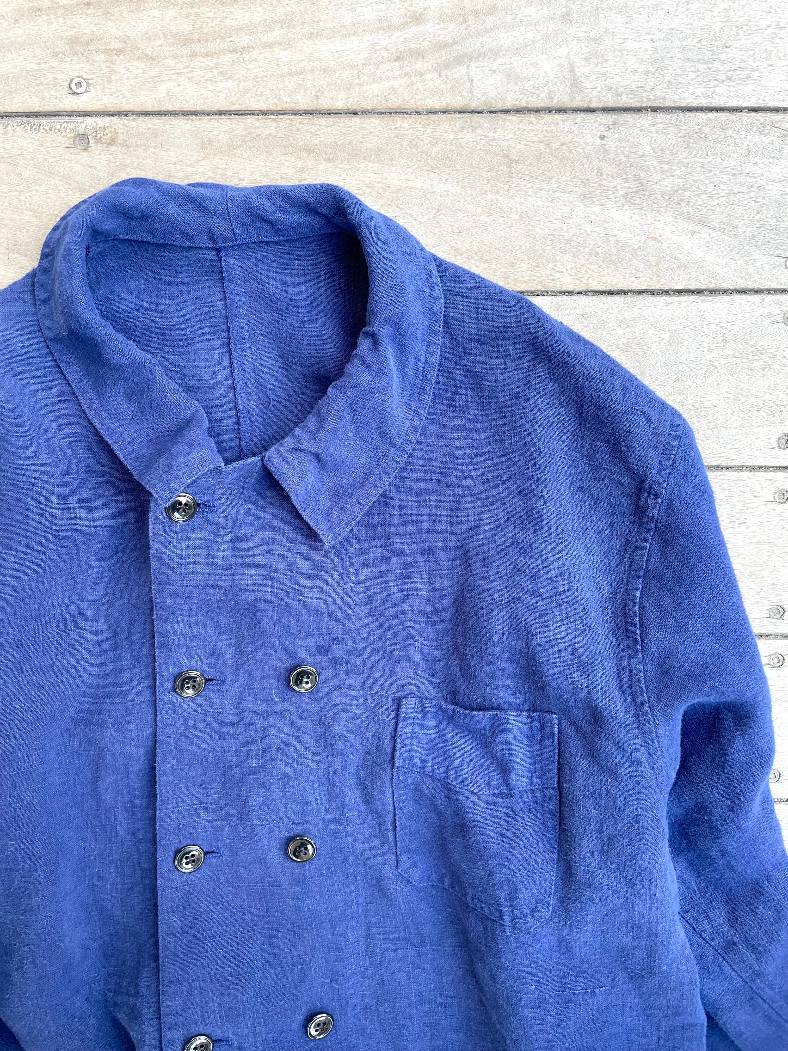 Achuu original antique linen work jacket | 京都古着屋 Achuu