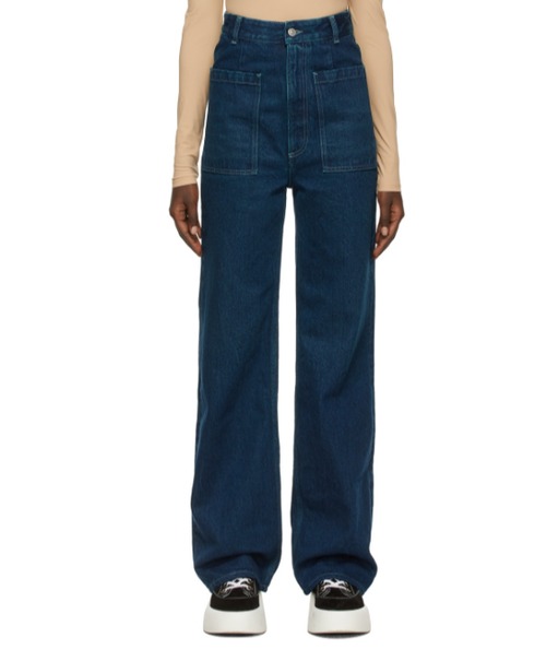 【21AW】MM⑥ エムエムシックス / Indigo Front Pocket Jeans