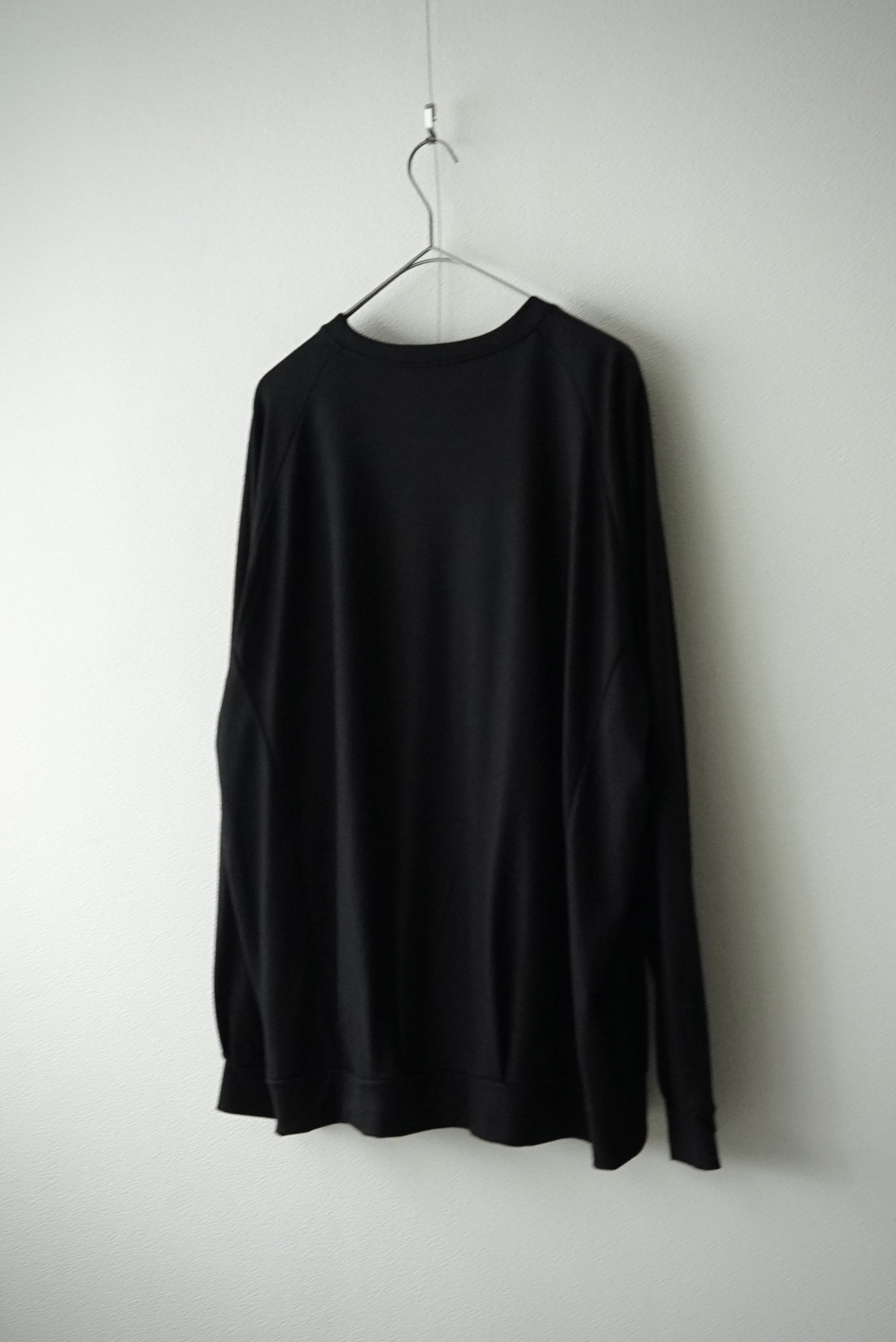 Super140s Washable Wool MW_Jersey / Wool Sweat ver2025 (BLACK