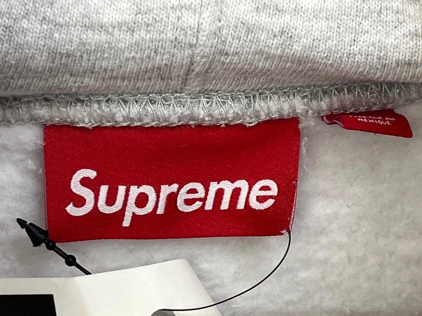 Supreme TAG HOODED SWEATSHIRT ASH GREY XL 49184 | BRAND BUYERS OSAKA 