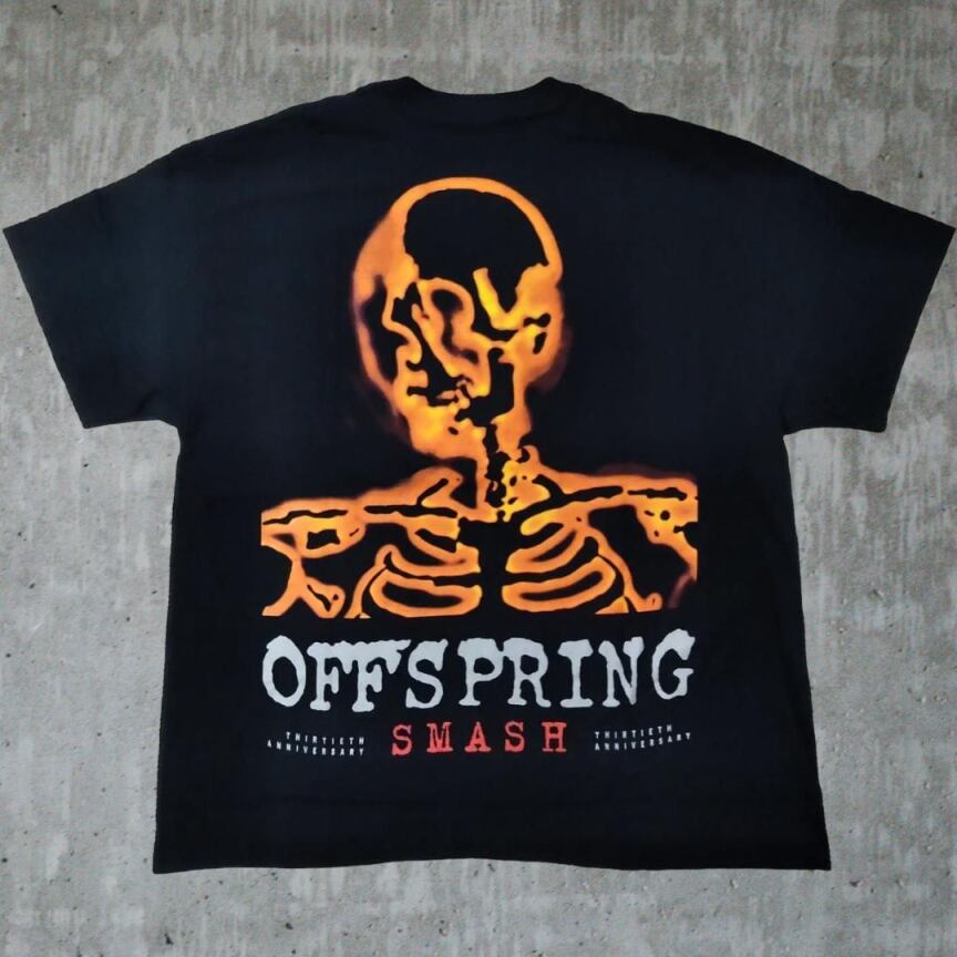 オフスプリング Tシャツ L 黒 スマッシュ ロックT offspring * | GOLD