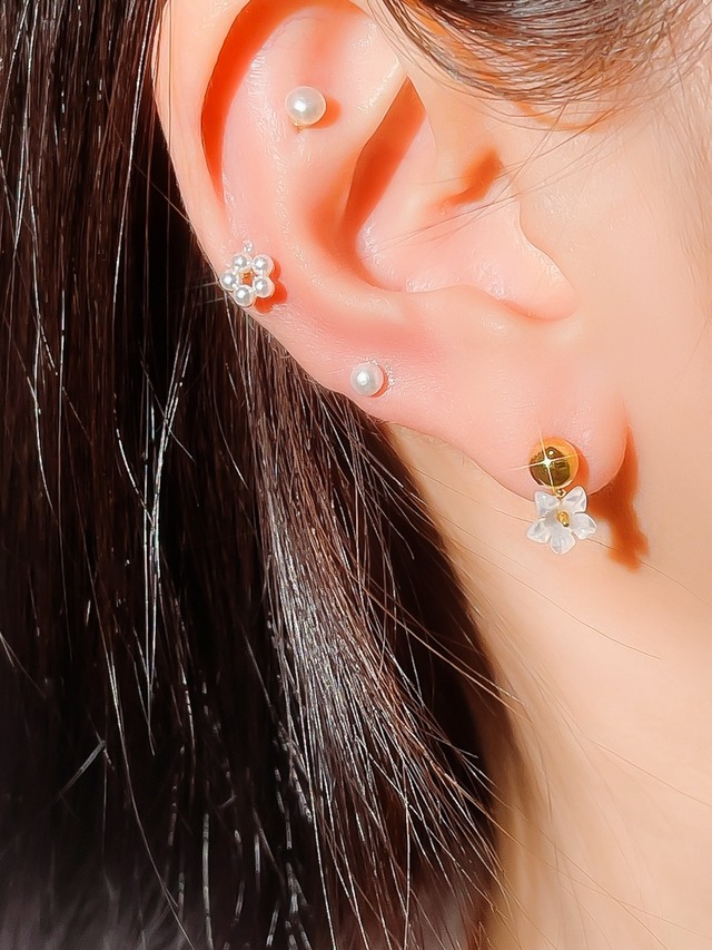 dot flower（Silver 925）