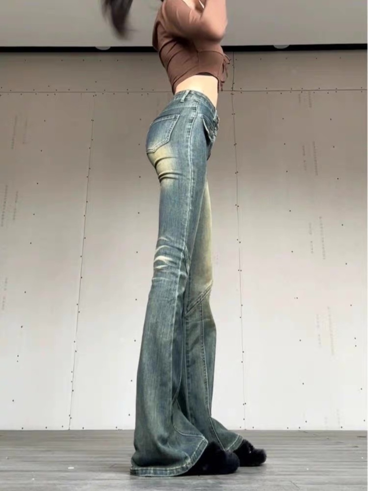 y2kgrunge denim pants