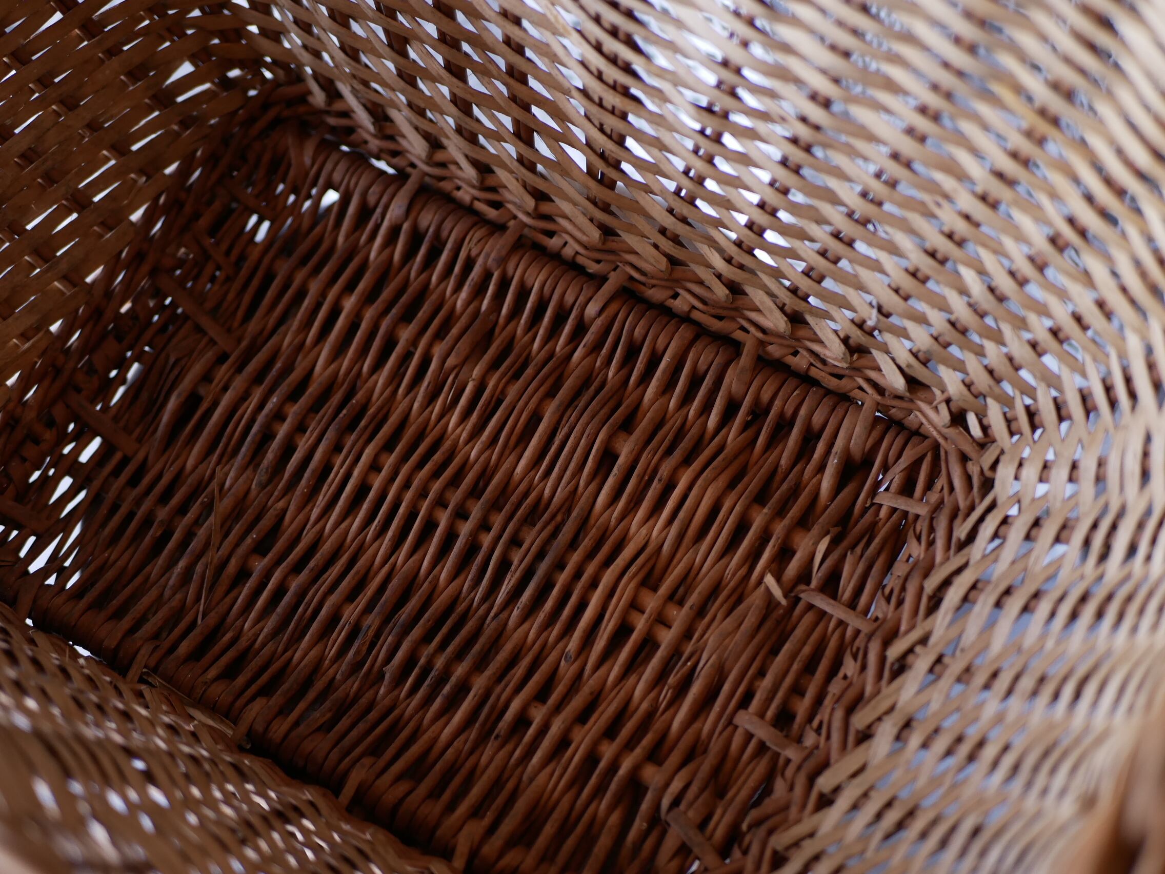 パニエ かごバッグ フランスアンティーク ブロカントのある生活