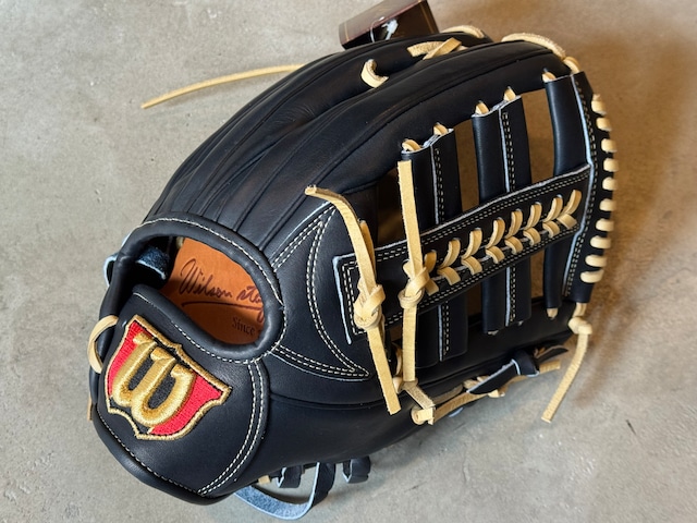 2026Limted model【Wilson】硬式用グローブ　D8型 ［Wilson中村氏］直伝型付け　Wオレンジ