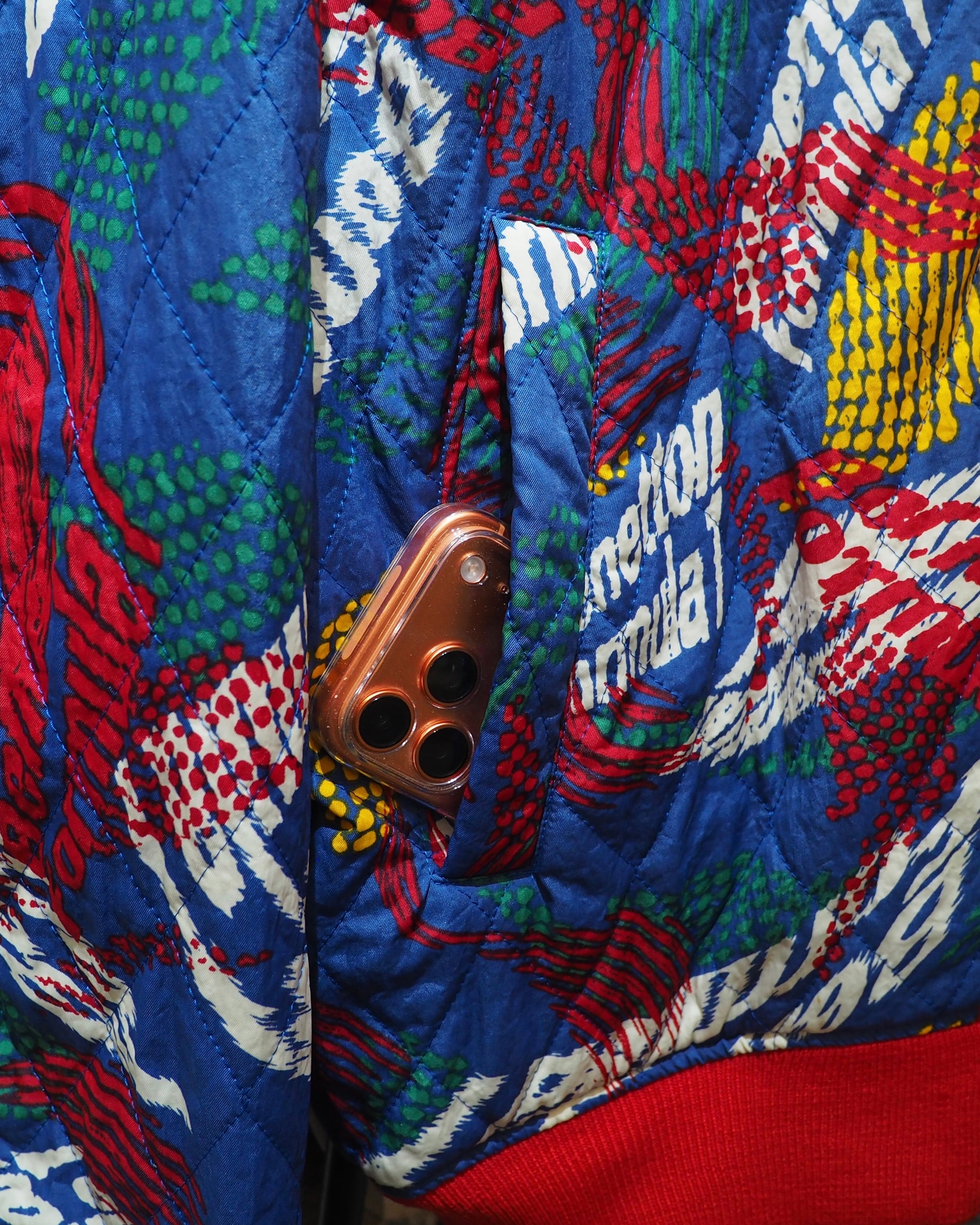 1990s ” UNITED COLORS OF BENETTON ” 2way Reversible Vintage Loose MA_1 Flight Jacket
