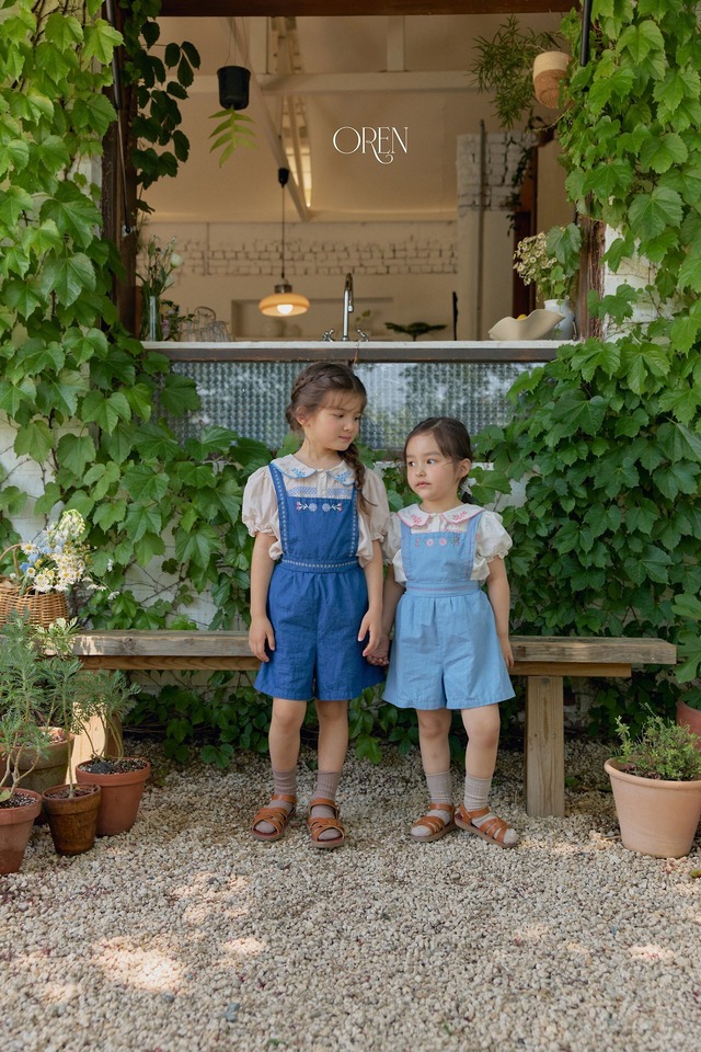 【6/11〆予約】<OREN>  Soleil denim overall
