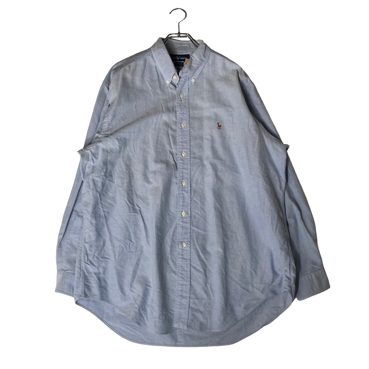 【90s】RALPH LAUREN 長袖シャツ XL コットン100% 刺繍 Vintage | 古着屋OLDGREEN