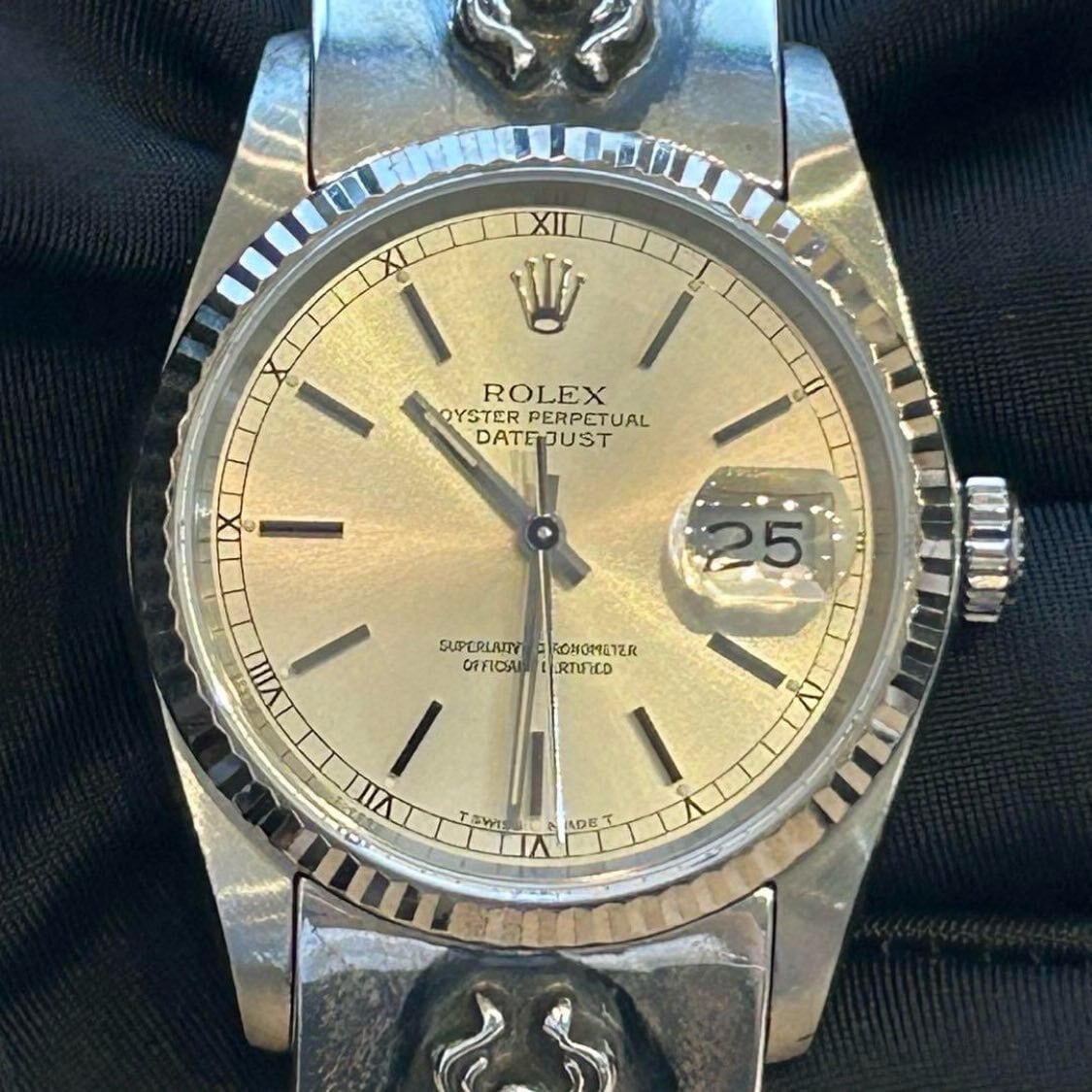 CHROME HEARTS クロムハーツ × ROLEX ロレックス デイトジャスト