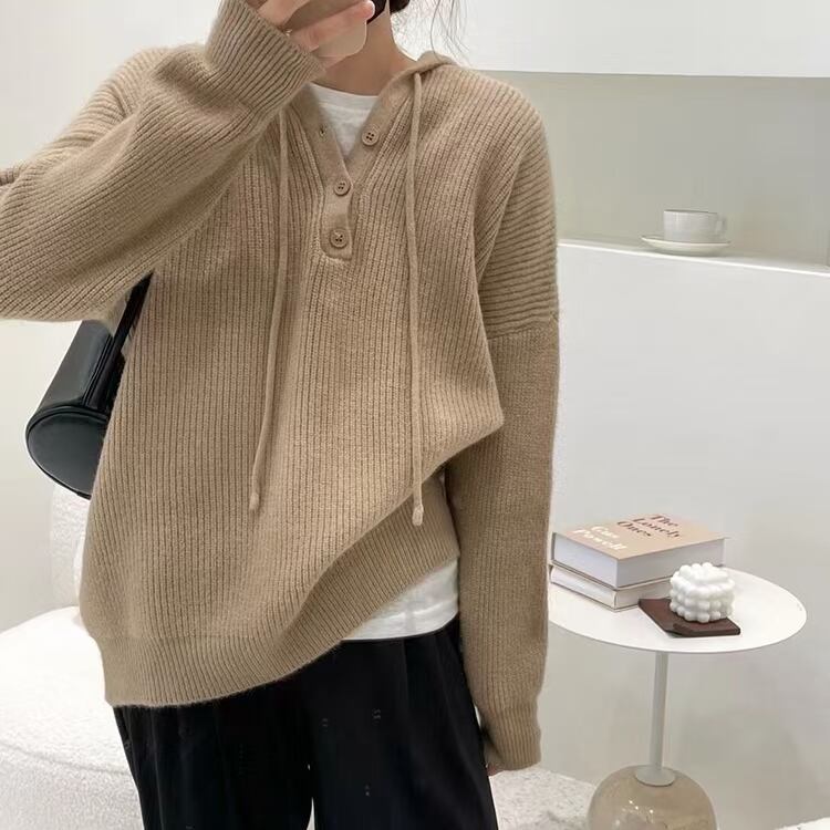 ニットパーカー　AJ66123-9333-1