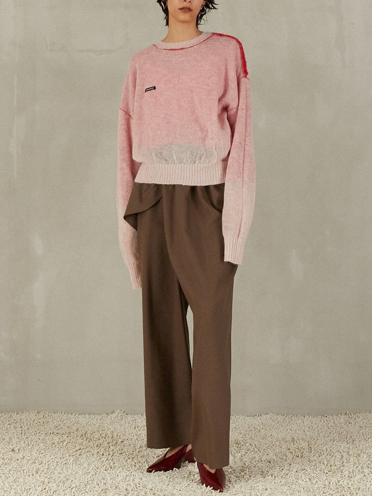 【25AW】PRANK PROJECT プランクプロジェクト / Reversible Mohair Knit / リバーシブルモヘアニット - 8