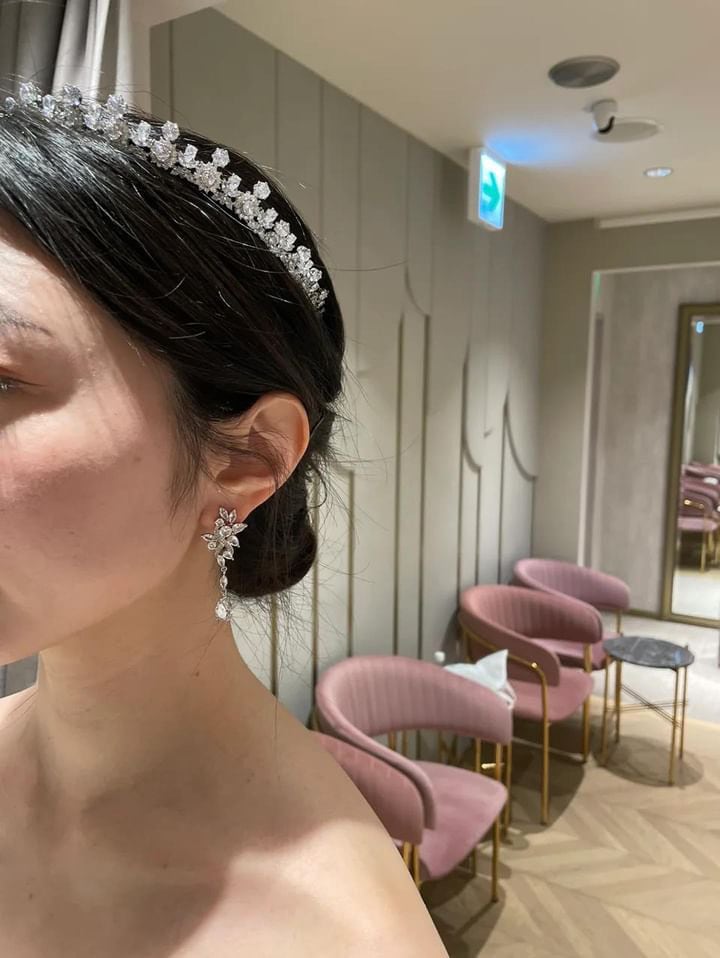 ピアス イヤリング | キュービックジルコニア | シルバー | (BC-E64