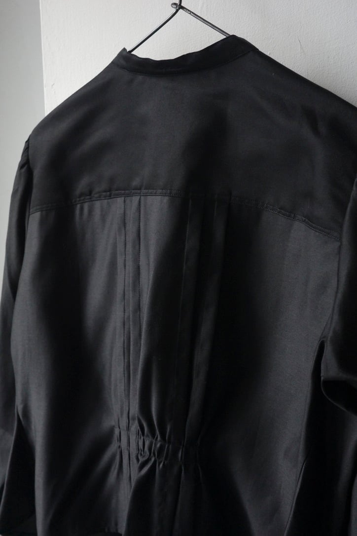 genre ジャンル / TUCK BLOUSE (BLACK ) | genre genre ジャンル / TUCK BLOUSE (BLACK ) | genre