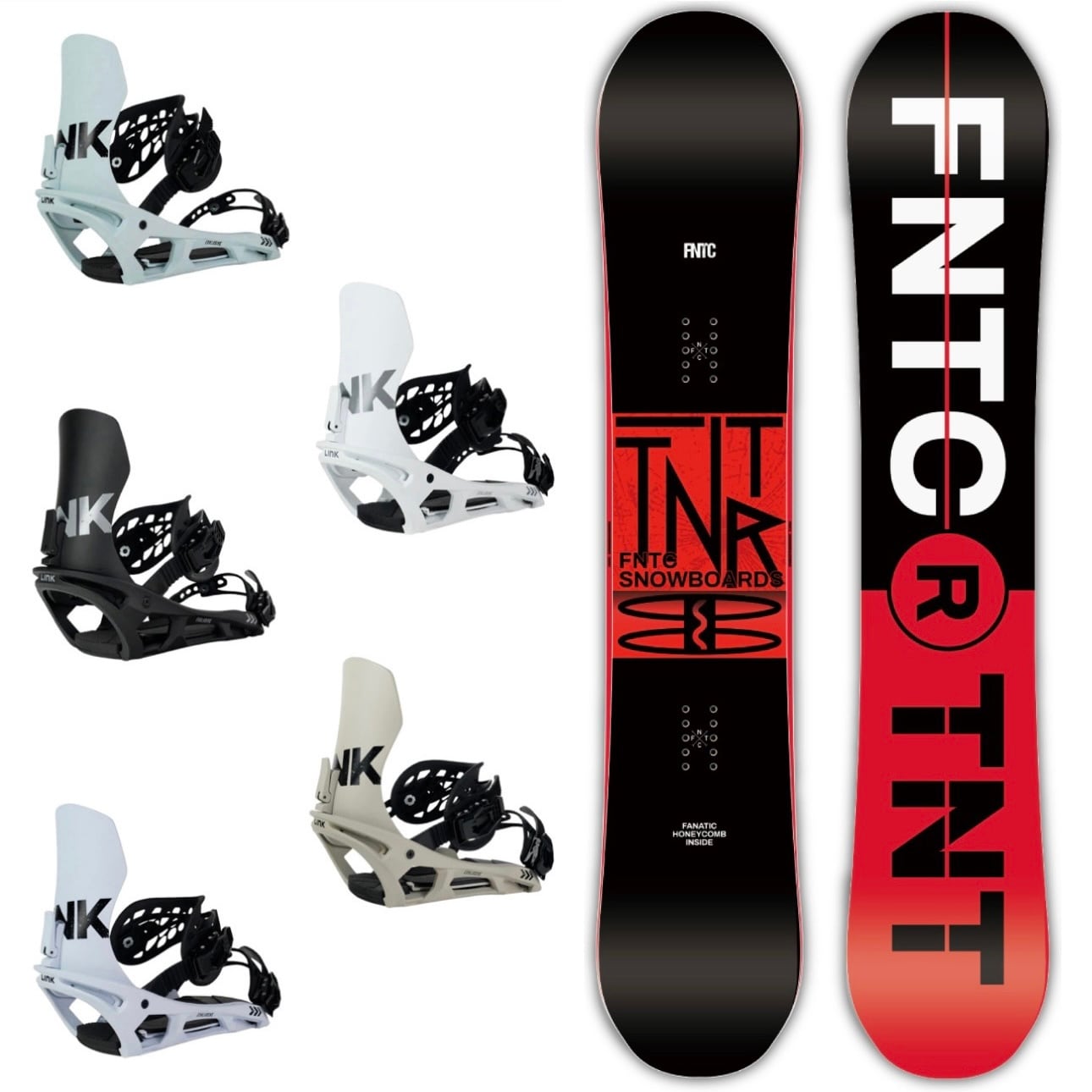 FNTC × LINK 2点セット TNT R ＋ EXKLUSIVE スノーボード エフ