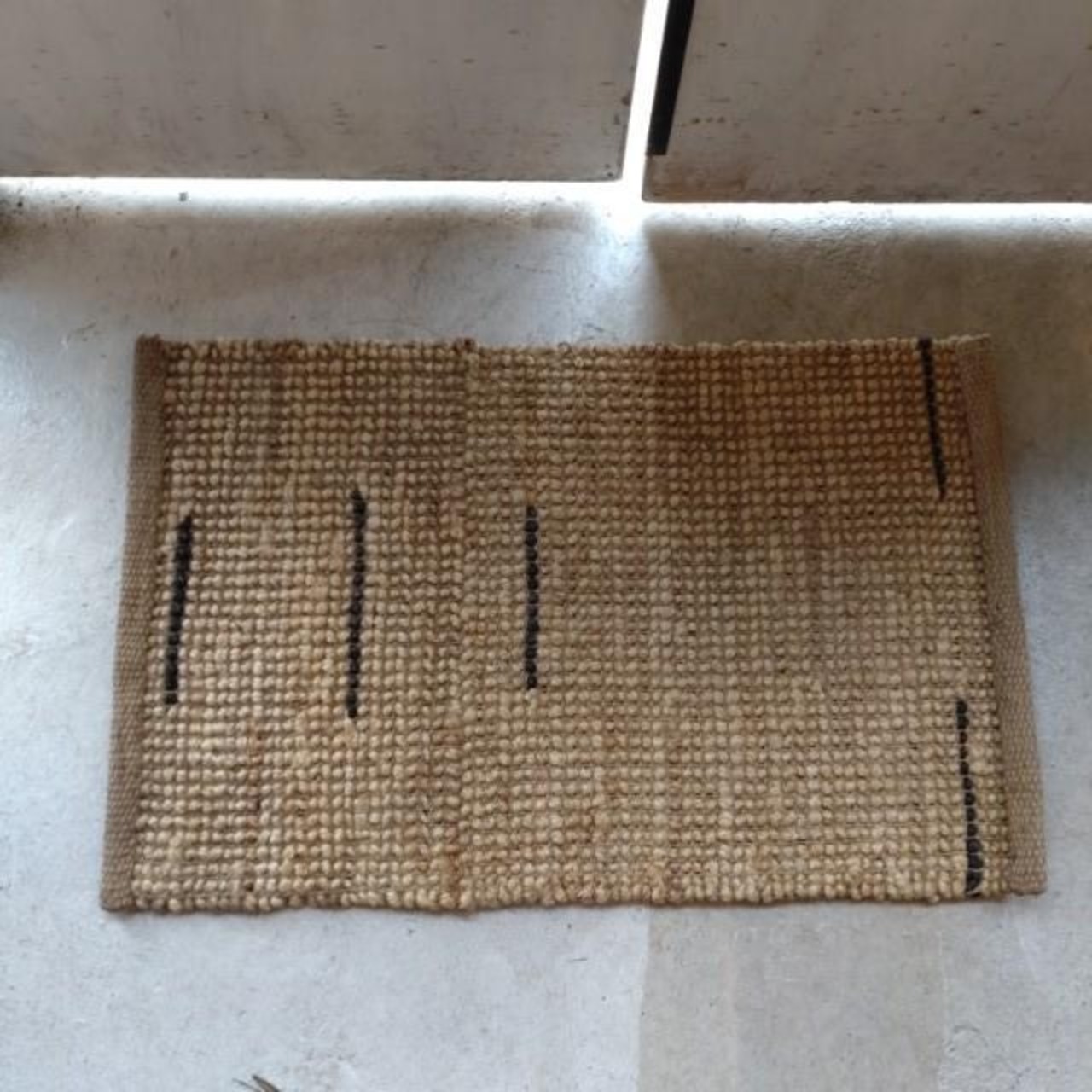 TOPANGA Homefurnishings ジュートラグマット　タイプB 　レクタングル　50×80cm　フロアマット　リビングマット　天然素材　