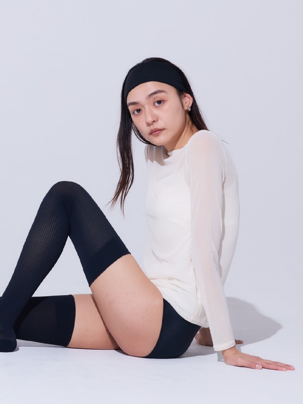 季節限定品♥ 接触冷感 おやすみソックス 2足組 光電子 プウアボーテ