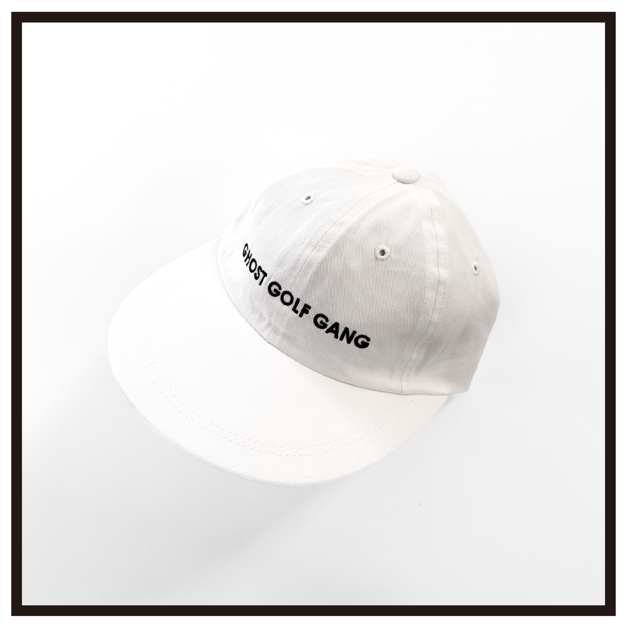 GHOST GOLF GANG CAP 帽子　キャップ LIGHT LONG BRIM LID (WHITE) | GHOST GOLF GANG