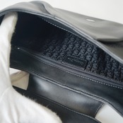 Christian Dior クリスチャンディオール ストリートシック レザー ワンショルダーバッグ ブラック BO A 0102