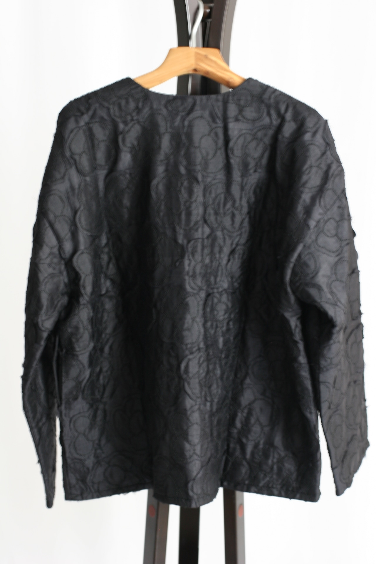 【BUNON】Khadi Silk Flower Quilting Blouson(BN2651)